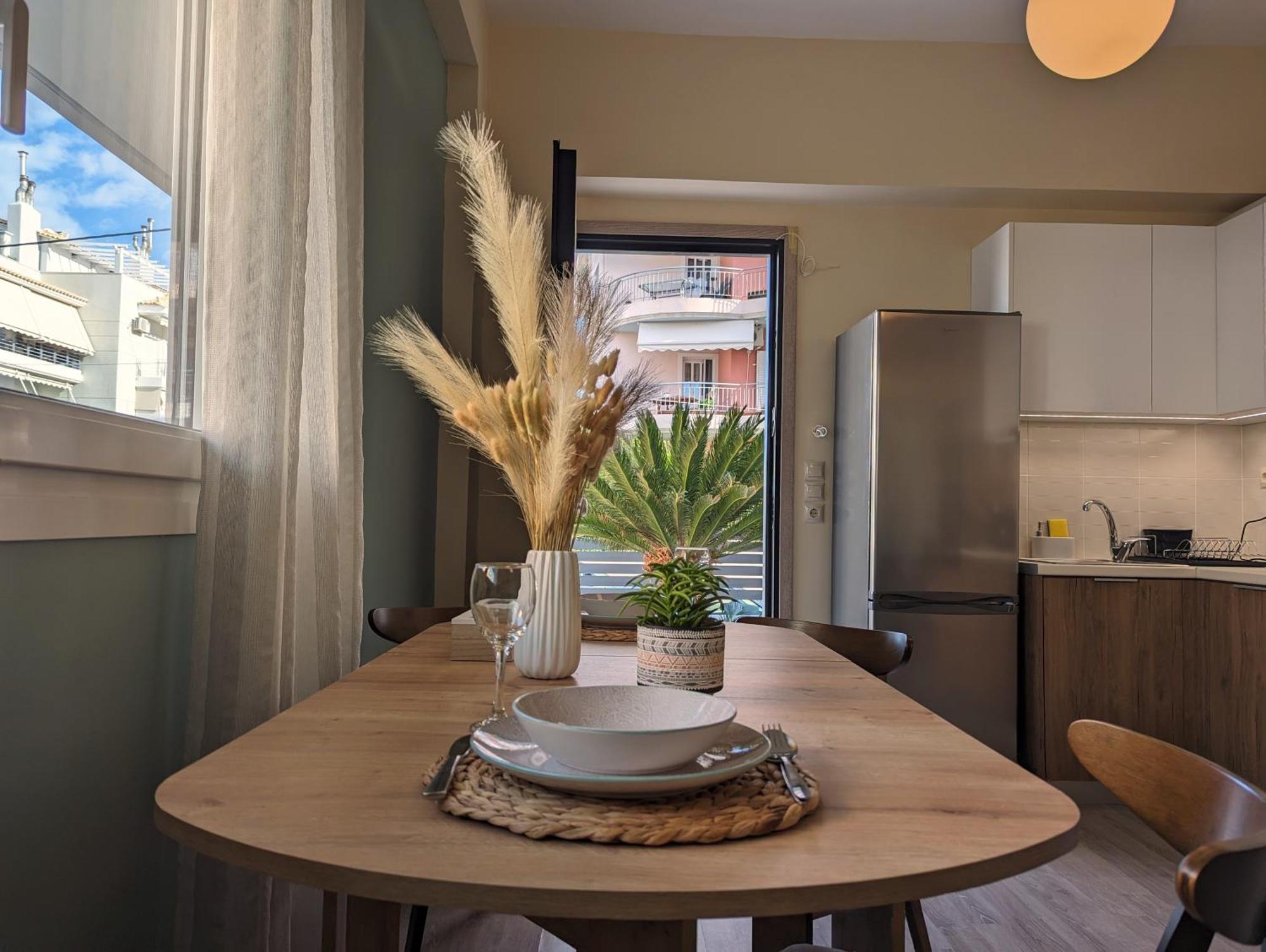 Modern Mint Sunny House Near The Airport Apartment Spata  Ngoại thất bức ảnh