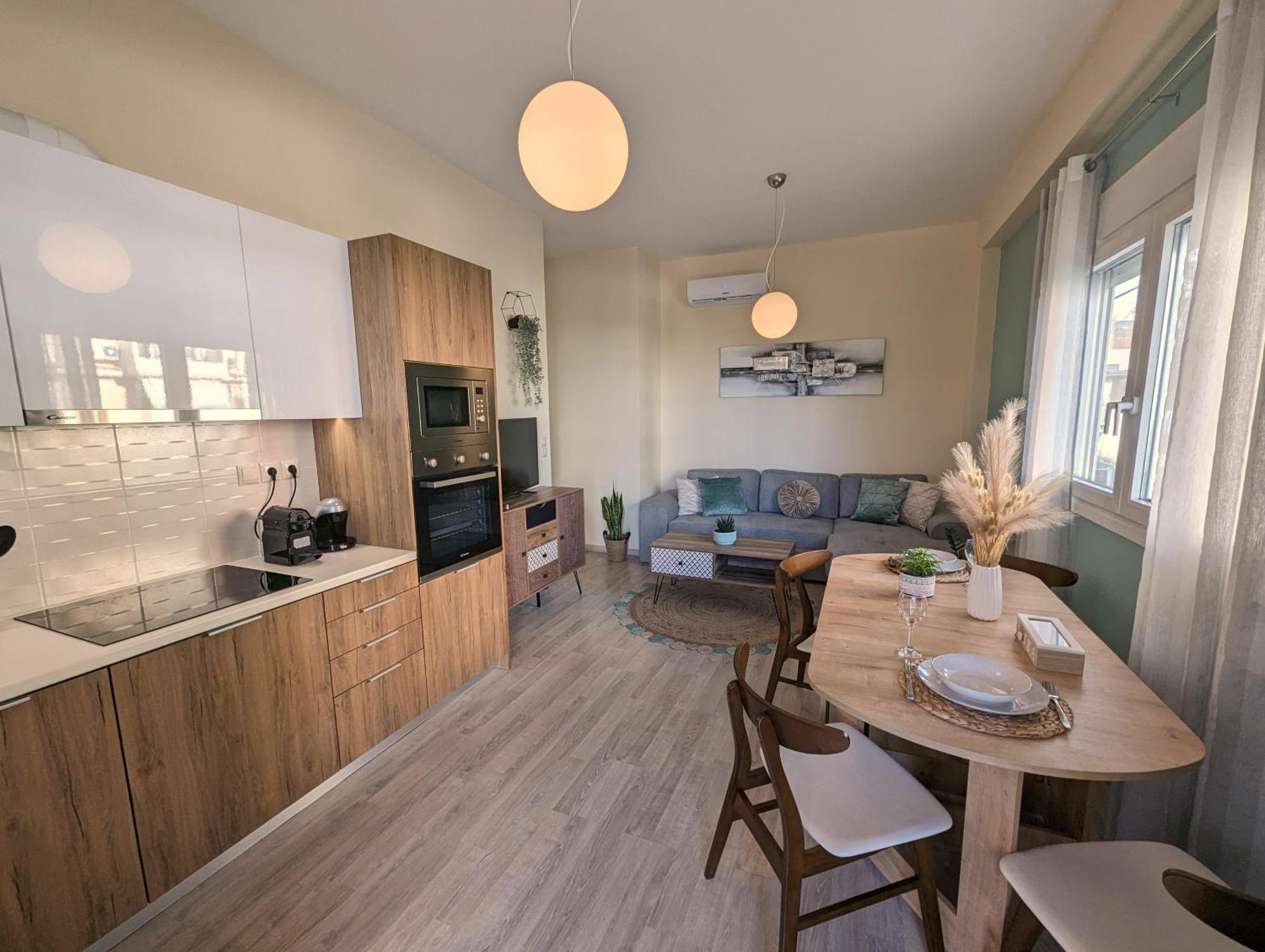Modern Mint Sunny House Near The Airport Apartment Spata  Ngoại thất bức ảnh